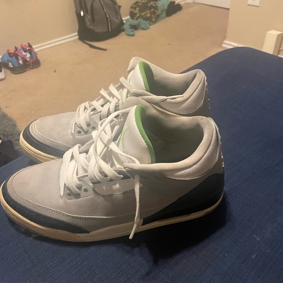 Jordan 3 Chlorophyll size 11 with box - Picture 3 of 5